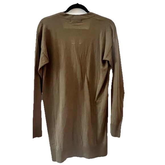 NWT Sanctuary Women’s Mini Dress/Long Cardigan Sweater (Olive Green) - Picture 7 of 9